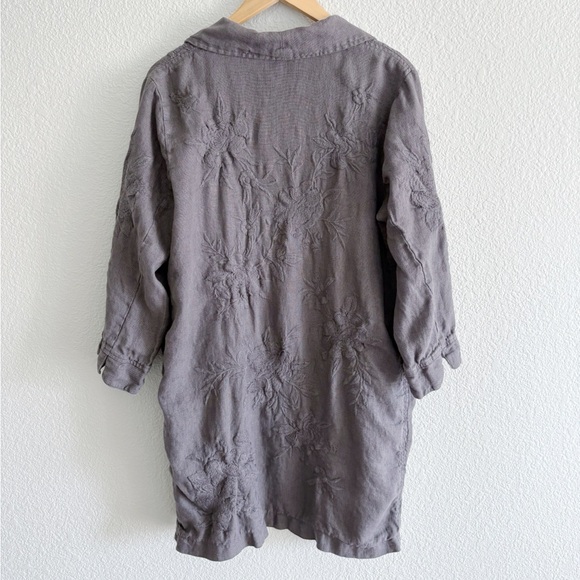 Johnny Was Sadie Heavy Linen Coat - Picture 3 of 9